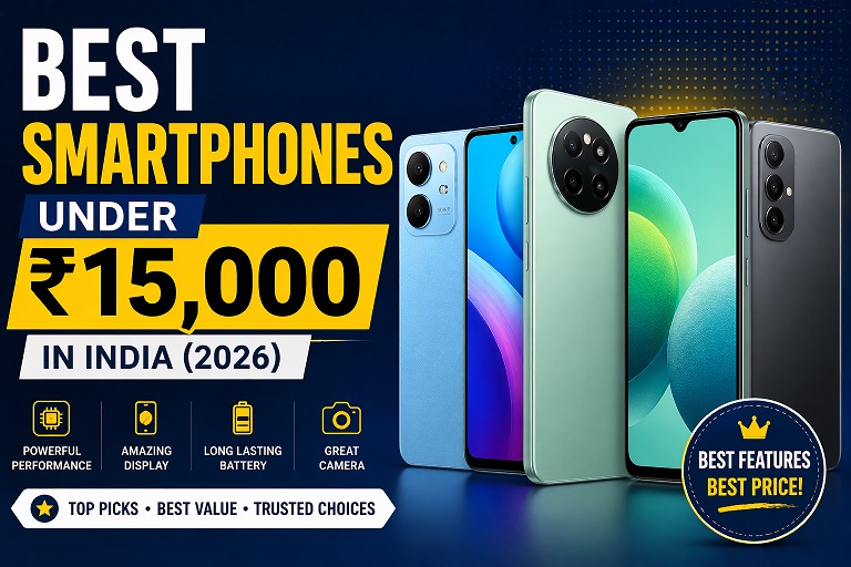 best smartphone under 15000 in India: 2026 list of top budget phones