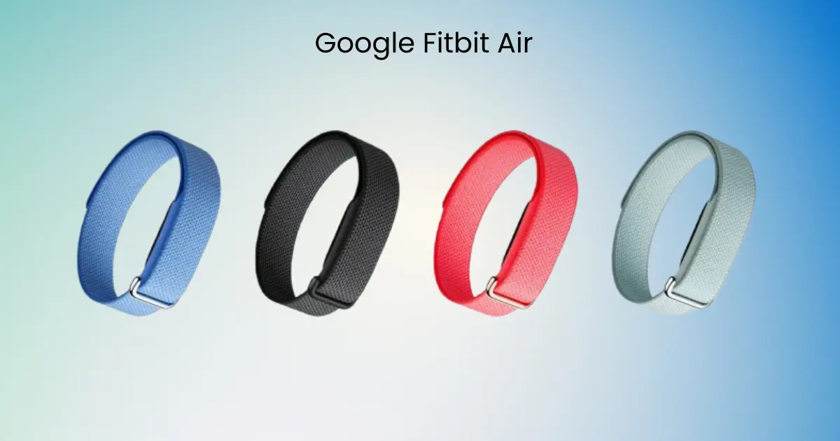 Google Fitbit Air fitness tracker launched with long battery life and health tracking features