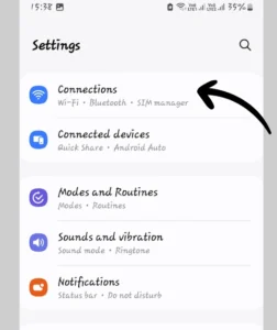 mobile USB tethering setting in phone image