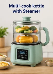 Kitchen gadgets & tools: multicook kettle with steamer
