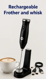 Kitchen gadgets & tools: rechargeable frother and whisk