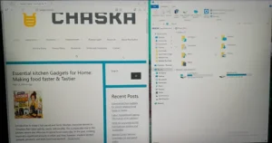 Multiple windows opened: a screenshot image.