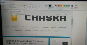 Paste the image in Paint using Ctrl and V.