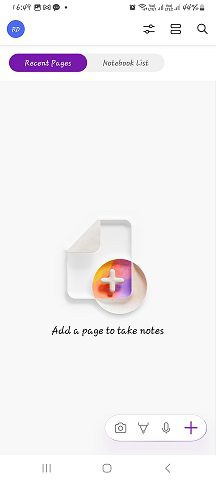 this is the screenshot of Microsoft OneNote.