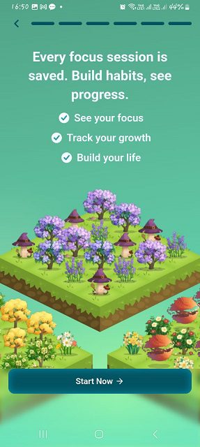 This is the screenshot of the Forest app.
